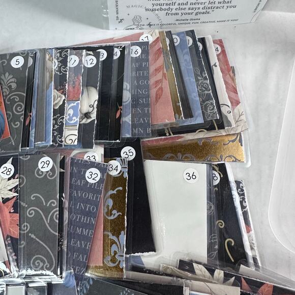 Magical budgeting new “pumpkin patch” 1-100 mini envelope challenge w/box - Picture 4 of 10